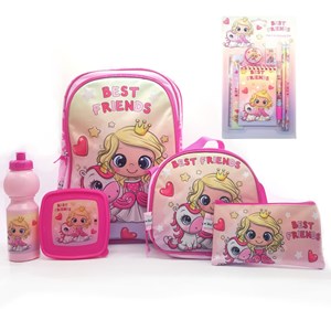 ست 12 در 1 کوله پشتی 46 سانتی Best Friends مدل Promotion Items 12 in 1 - Best Friends _کوله پشتی